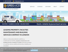 Tablet Screenshot of gregandco.com